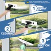 Window Vacuum Squeegee Cordless, Electric Window Vac, Rechargeable Window Cleaner