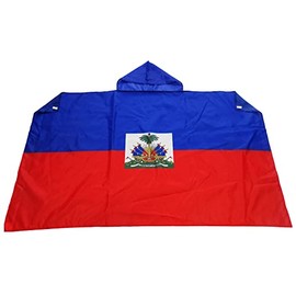 AZ FLAG - Haiti Flag - 5ft x 3ft - Cape Haitian Flag 100% Polyester with Integrated Sleeves - Body Flag High Quality - 80g