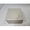 Beige Bone Almond Ceramic 4.25 in Bullnose Tile 4x4 Square