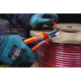 Nws 134-49-VDE-160-SB Number 134-49 VDE Side Cutter, Red/Yellow, 160 mm
