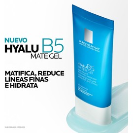 La Roche-Posay Hyalu B5 Mate Gel, Reduce Líneas Finas y Controla el Brillo, con Ácido Hialurónico, Vitamina B5 y Ácido Salicílico, 40ml