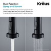 Kraus Dual Function Kitchen Faucet Sprayer in Matte Black
