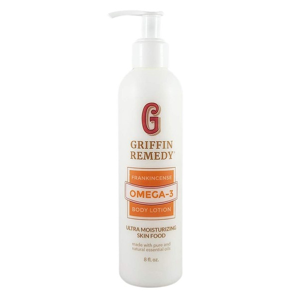 Griffin Remedy Omega-3 Body Lotion,Frankincense Essential Oil & Organic MSM,8 Oz