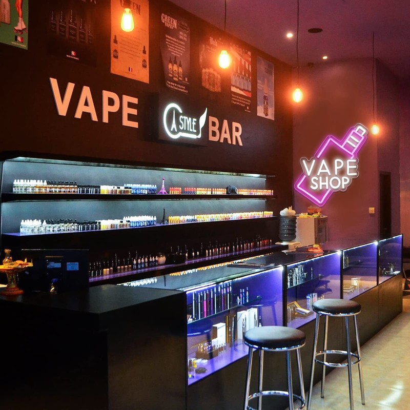 Vinray Smoke Shop Neon Sign for Business Advertising or Vape