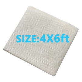 4x6ft Non Slip Rug Pad Anti Skid Grip Mat Ultra Stop Underlay Area Rugs Underpad for Hard Surface Floors Carpet Adds Cushion and Maximum Protection(4 * 6ft)