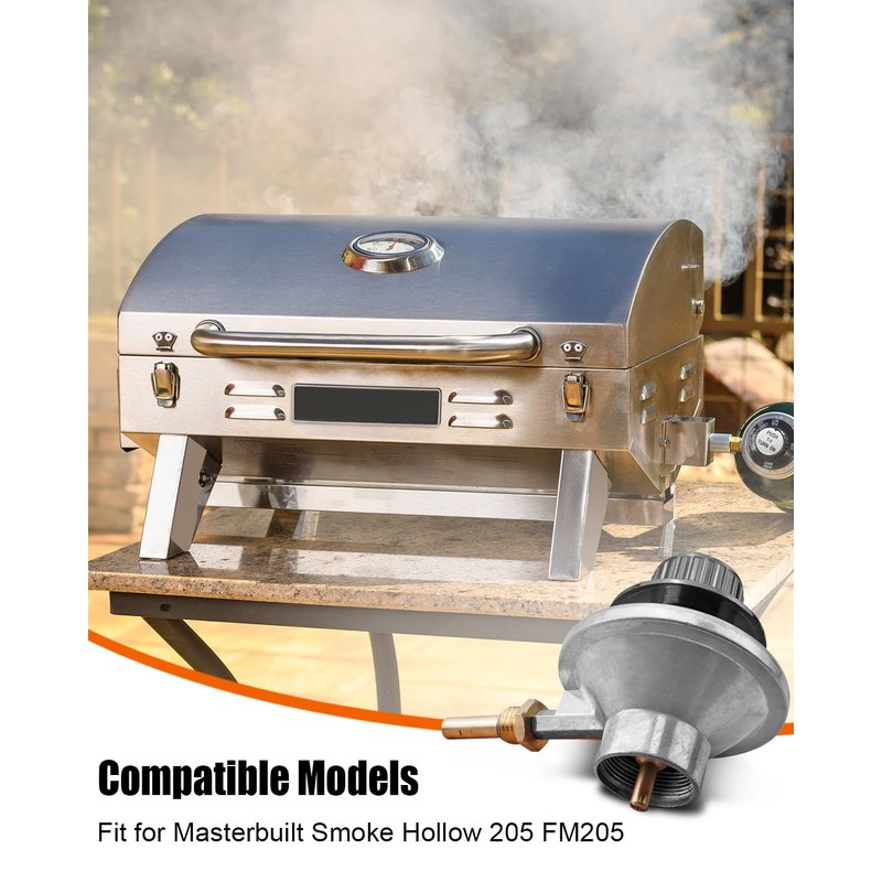 Gas Grill Control Valve with Knob Fit for Masterbuilt Smoke