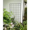 American Garden Works STNMB Narrow Screen Trellis, Black 64.25"H