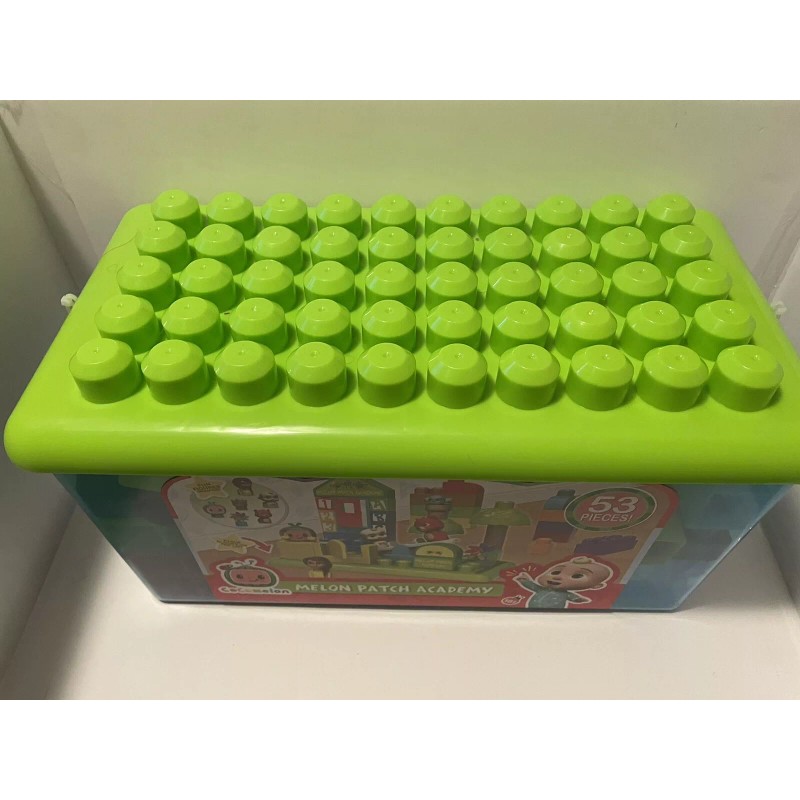 CoComelon Melon Patch Academy 53 Large Building Blocks Set Includes