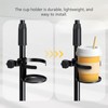 Mic Cup Holder Adjustable Microphone Mount , Drink Bottle Rack