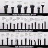 MAANGE 49 Piece Brochas para Maquillaje Profesional con Bolsa Set