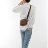 GULNAHS Men's Body Bag, Small, Genuine Leather, Crossbody Bag, Shoulder