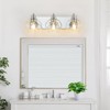 Tuscarora Chrome Vanity Light Fixture - 3 Light Bathroom Vanity