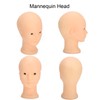 Mannequin Head Makeup Training Practice Wig Hat Display Bald Mannequin