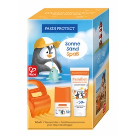 PAEDIPROTECT Set divertente con sole e sabbia