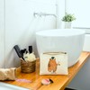 Mr. & Mrs. Panda Exam Bear Make-Up Bag, White, Hand