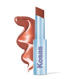Kosas Wet Stick Moisturizing Shiny Sheer Lipstick with Ceramides, Hyaluronic acid, Peptides and Mango Butter - Soothes, Softens, and Moisturizes Lips – Island High