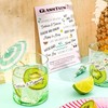 GLASSTATS Pool Party 12+ Dissolvable Drink Markers - Wine Glass
