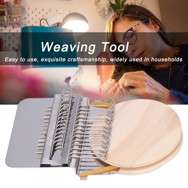 Small Loom Speedweve Weaving Tool, Mini Darning Machine, Portable Darning