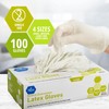 MedPride Powder-Free Latex Exam Gloves, Medium, Box/100