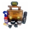 Lux-z Kit Con Cajón Bolero Para Limpiar Y Lustrar Calzado