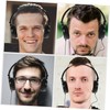 TEHAUX Lightweight Foldable Over Ear Headphones with Microphone Volume Control