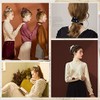 65 coleteros de terciopelo para mujeres o niñas, elástico suave