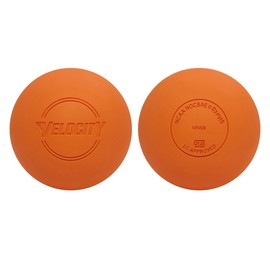 Velocity High School Certified Lacrosse Balls - 60 Packs - NFHS Approved Game Ball - Orange