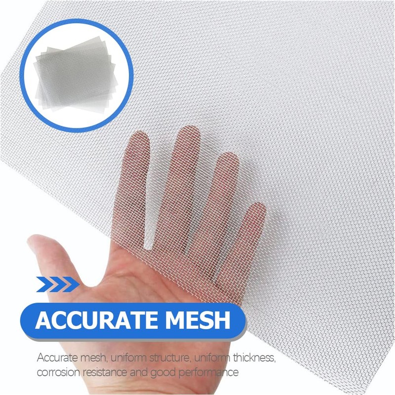 ULTECHNOVO 5Pcs Plastic Welding Mesh Reinforcing Wire Mesh Screen Stainless