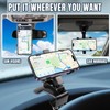 Hovom Rear View Mirror Phone Holder for Car, Clip-On Cell