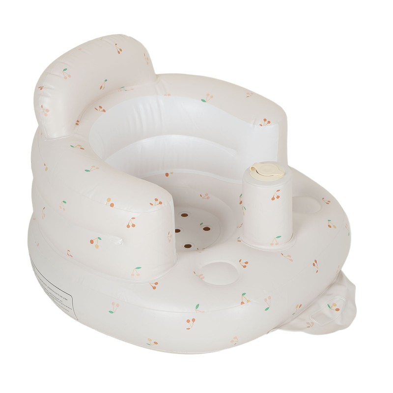 Baby Inflatable Seat with Air Pump Back Portable Safe Soft