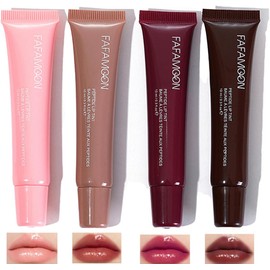 Baorder Set De Brillo Labial Hidratante Colors Aceite Brillante Y Voluminizador Labial Con Acabado De Cristal De Alto Brillo Lápiz Labial Líquido De Gelatina Brillante Para Mujeres Y Niñas