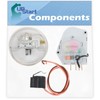2198202 Cold Control Thermostat, W10225581 Defrost Thermostat & W10822278 Defrost Timer Replacement for Whirlpool ED2CHQXKQ03 Refrigerator - Compatible with WP2198202, W10225581 & W10822278