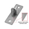 Wall Mount Flat Back Gate Hinges, 2 Pack, Wood Fence