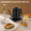Wonder Comfort Electric Gooseneck Kettle 0.6L，1000W Fast Boiling Stainless Steel
