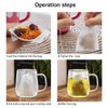 LTKJ 100-pack Cotton Tea Filter Bags Coffee Filter with Drawstring