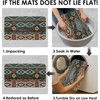 ALIEYE Bohemian Aztec 4 - Piece Bathroom Set - Shower