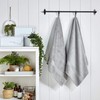 Christy Supreme Hygro 2 Hand Towels Set | Silver Grey
