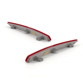 For 2016 2017 2018 2019 Ford Explorer Pair Driver and Passenger Side Rear Bumper Reflector DOT Certified FO1184109, FO1185109 | FB5Z 15A449 A, FB5Z 15A449 B