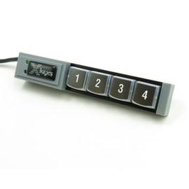 X-Keys XK-4 Stick USB Programmable Keypad for for KVM Control