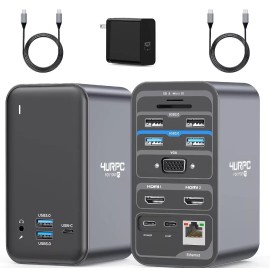 4URPC Docking Station With 4 Display -Ports FACTORY NEW