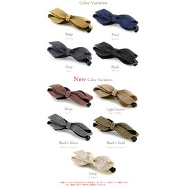 JewelVOX Hair Accessories, 3D Ribbon, Suede Studs, Banana Clip, Wine Selection