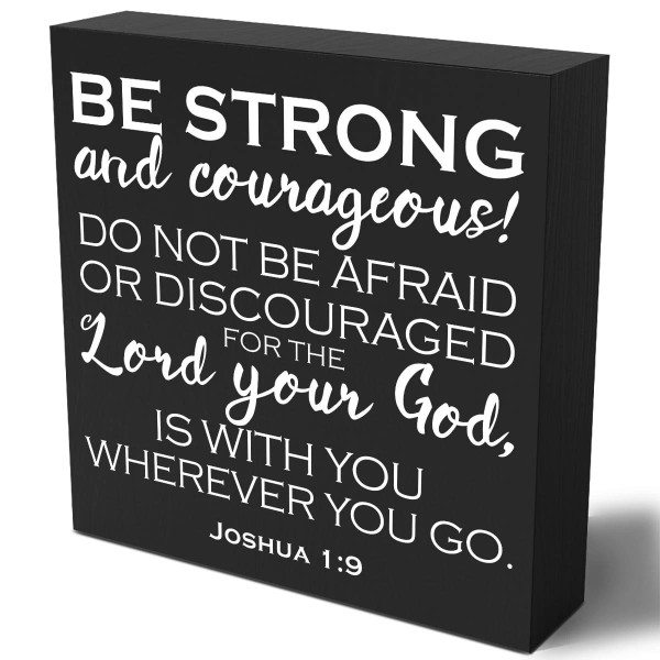 Does not apply Bible Verse Wooden Box Sign Plaque Be