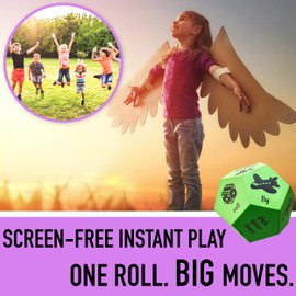 Covelico Movement Dice - Preschool Play Equipment & Recess Toys for Elementary Outside Gymnastics Games, Exercise Dice for Kids as Gross Motor Toys, PE Equipment for Outdoor & Indoor Recess Classroom