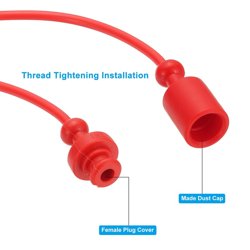 PATIKIL 1/4"NPT ISO-A Hydraulic Quick Disconnect Coupling, 1 Set Flat