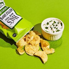 Hal's New York Kettle Cooked Gluten Free Sour Cream & Onion Flavored Potato Chip Crisps, 2 Oz (Pack of 6)