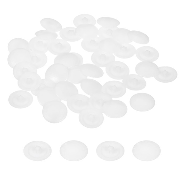 sourcing map 40PCS Screw Cap Covers, 12mm Waterproof Plastic Screw