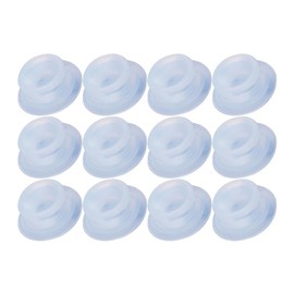 WELANGBN 12 Pcs Replacement Float Valve Gaskets - Float Valve Sealer for Instant Pot Duo 3, 5, 6, 8 Qt, Duo Plus, Ultra, LUX 3, 8 Qt, Float Sealing Caps Float Valve Silicone Caps, 0.5 inch, White