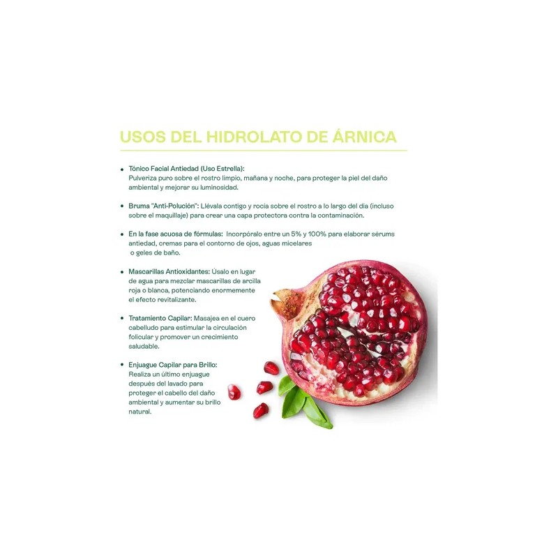 Tonico Facial Hidrolato De Granada 120ml Antioxidante Todo Tipo De