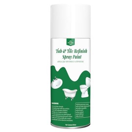 styleonme Tub and Tile Spray Paint White, 450ml 1 pack, Diy Countertop Paint Kit, Suitable for Ceramic, Porcelain, Fiberglass, Bathtub, Tile, Bathroom wall Repair Spray Paints