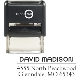 IMPRINT360, Return Address Stamp, Custom Address Stamp, Address Stamp - Self-Inking